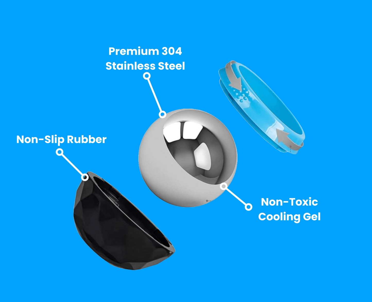 Cold Massage Roller Ball - CloudSole