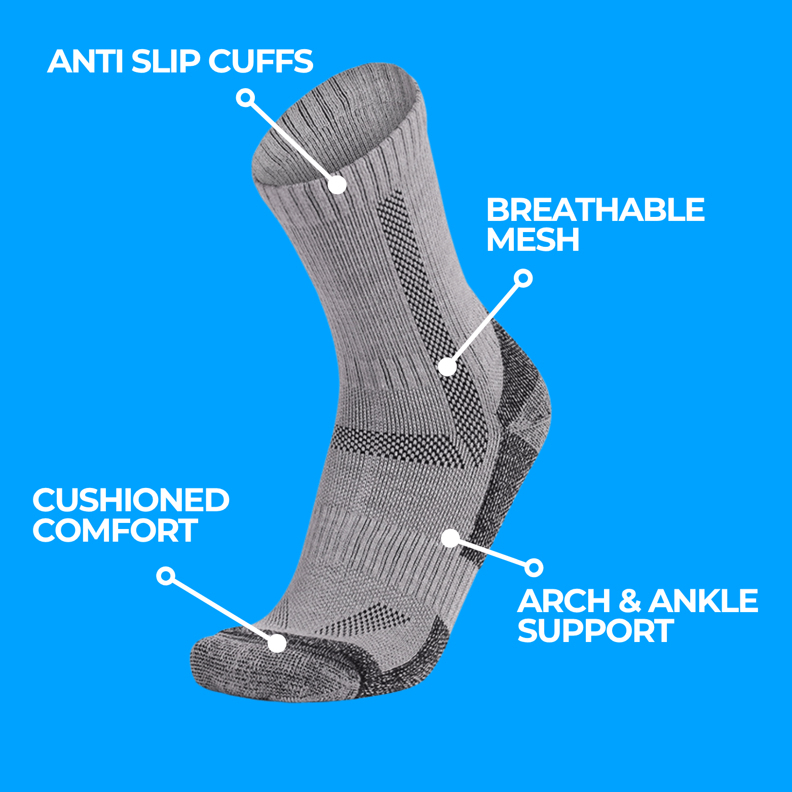 Heavy Duty Wool Socks - CloudSole