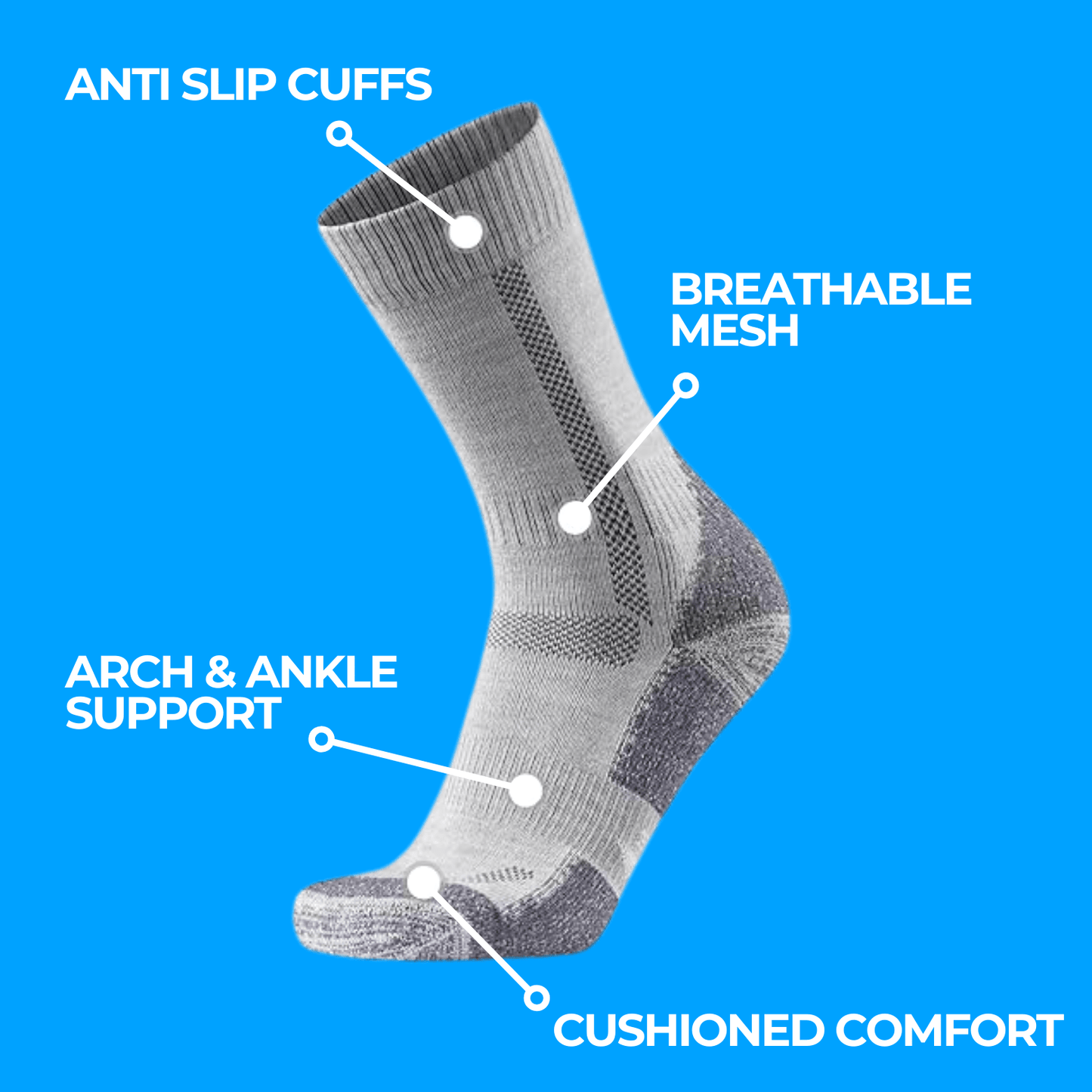 Heavy Duty Wool Socks - CloudSole